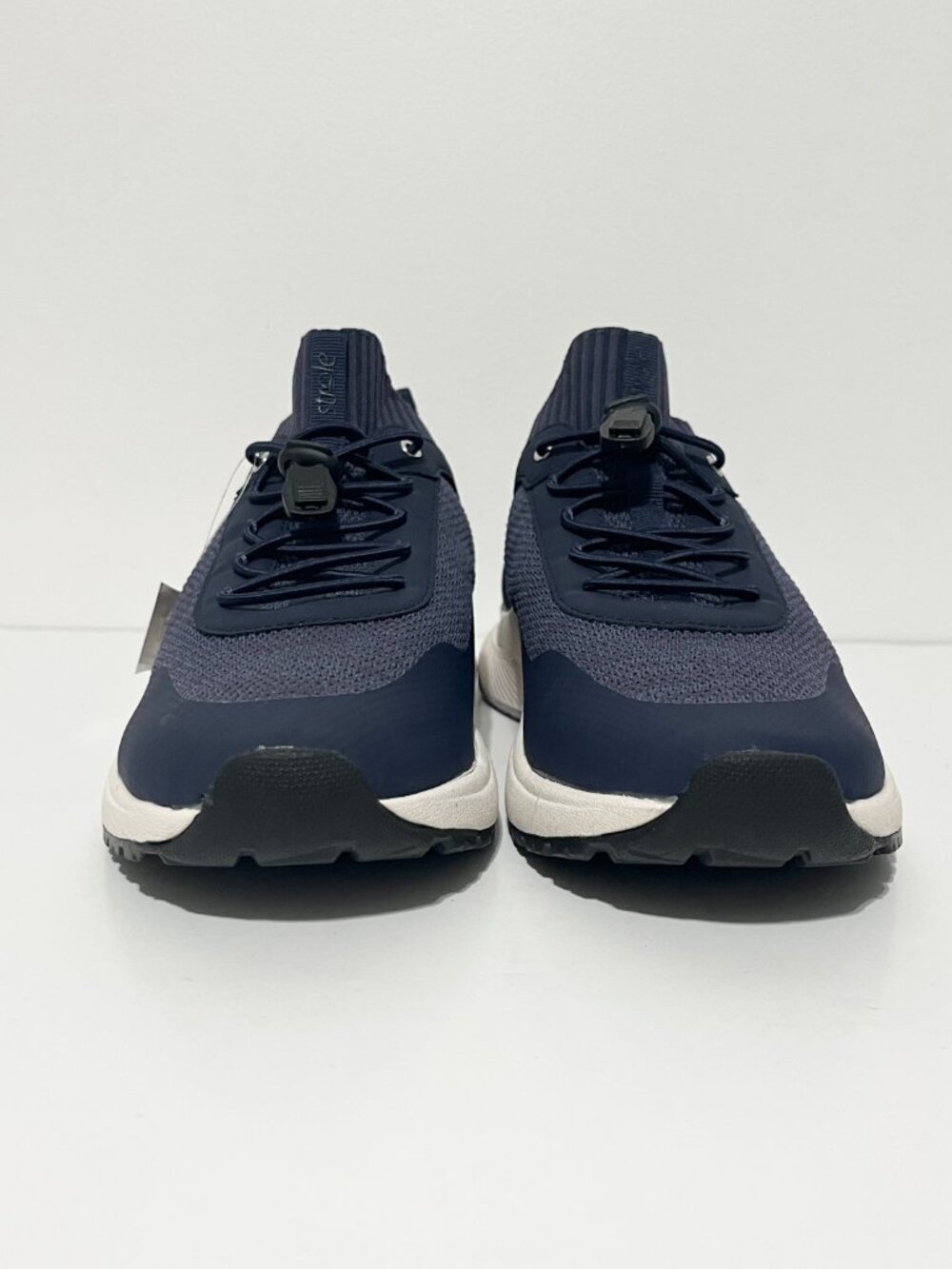 Strole Womens Mirage Athletic Sneakers 7.5 Walking Running Navy Blue Comfort - Picture 4 of 11